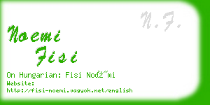 noemi fisi business card